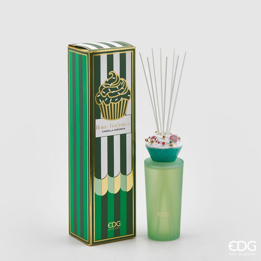 EDG Enzo De Gasperi Raumduftstoff Flasche 430ml Cupcake H21 Zimtiger Zitrusduft
