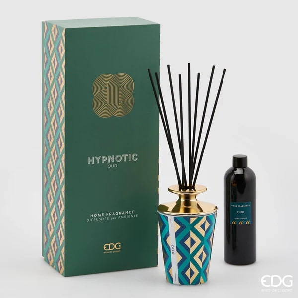 EDG Enzo De Gasperi Raumduft Flasche Hypnotic 400ml + Stäbchen H15 Oud