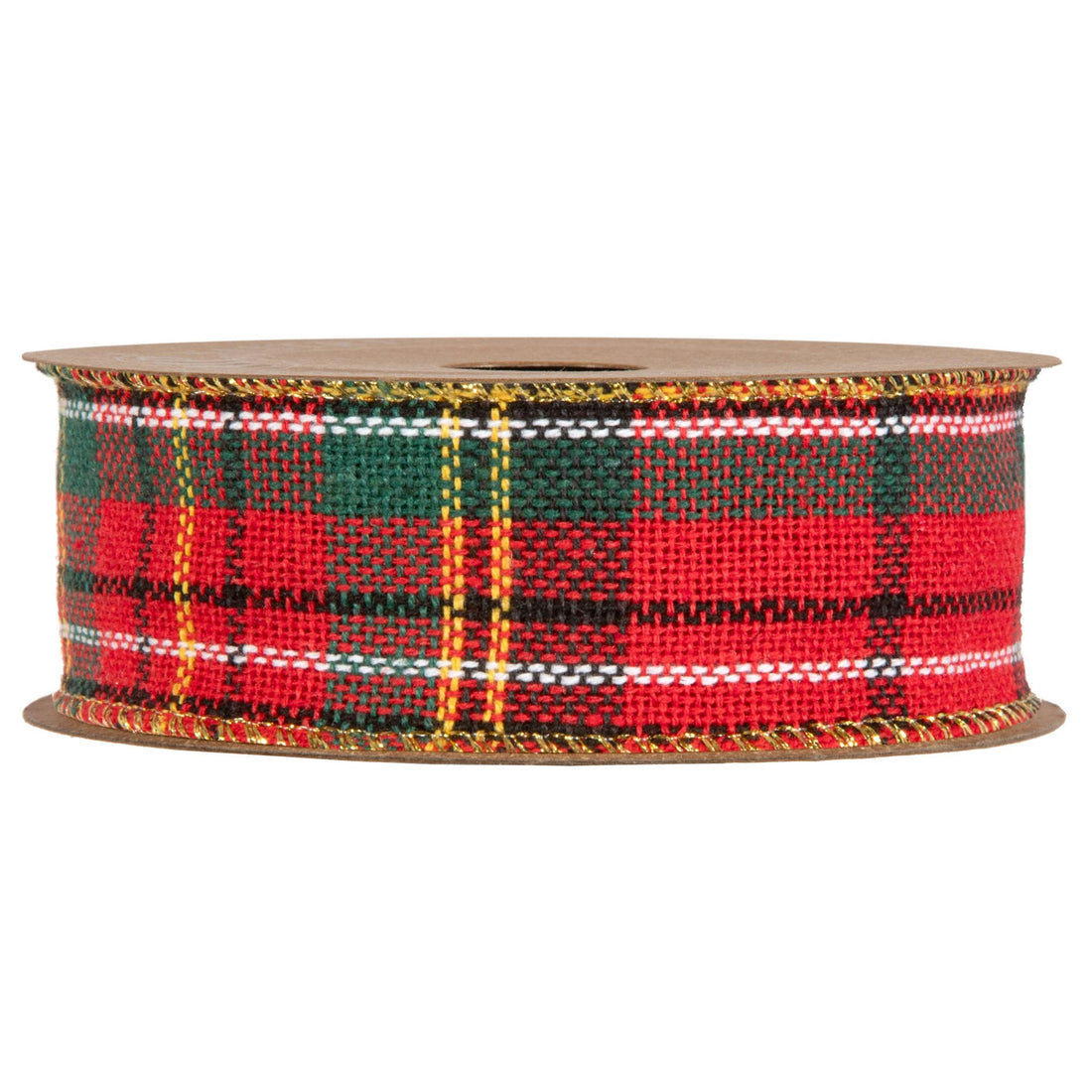 Piovaccari Band Aberdeen Rot 40 mm x 10 m – Dekoratives Weihnachtsband für Weihnachtsbaum, Schleifen, Geschenkpakete und Weihnachtsdekoration
