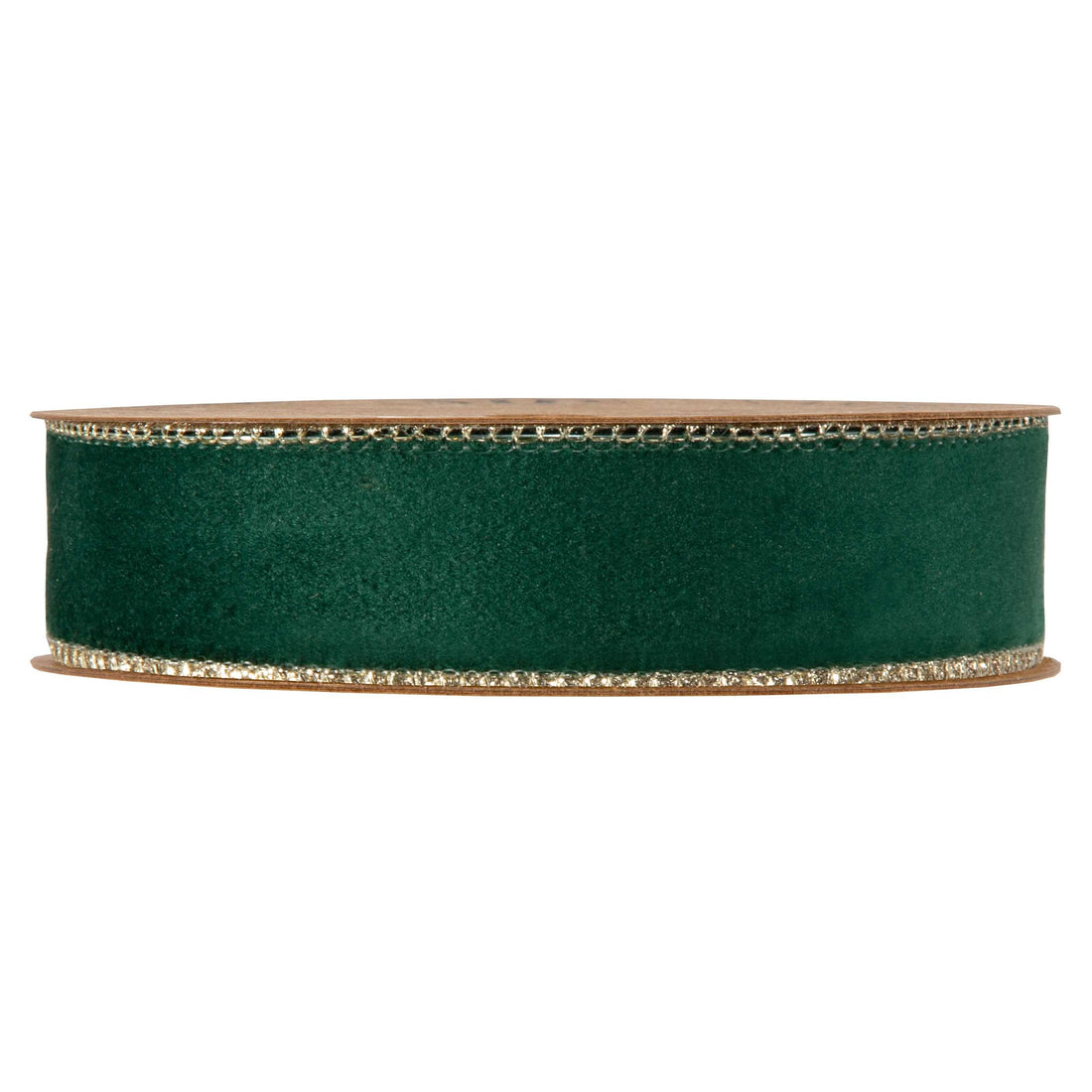 Piovaccari Nastro Velvet Embrace Verde Scuro 25 mm x 10 m – Nastro in Velluto per Albero di Natale, Fiocchi, Pacchi Regalo e Addobbi Natalizi