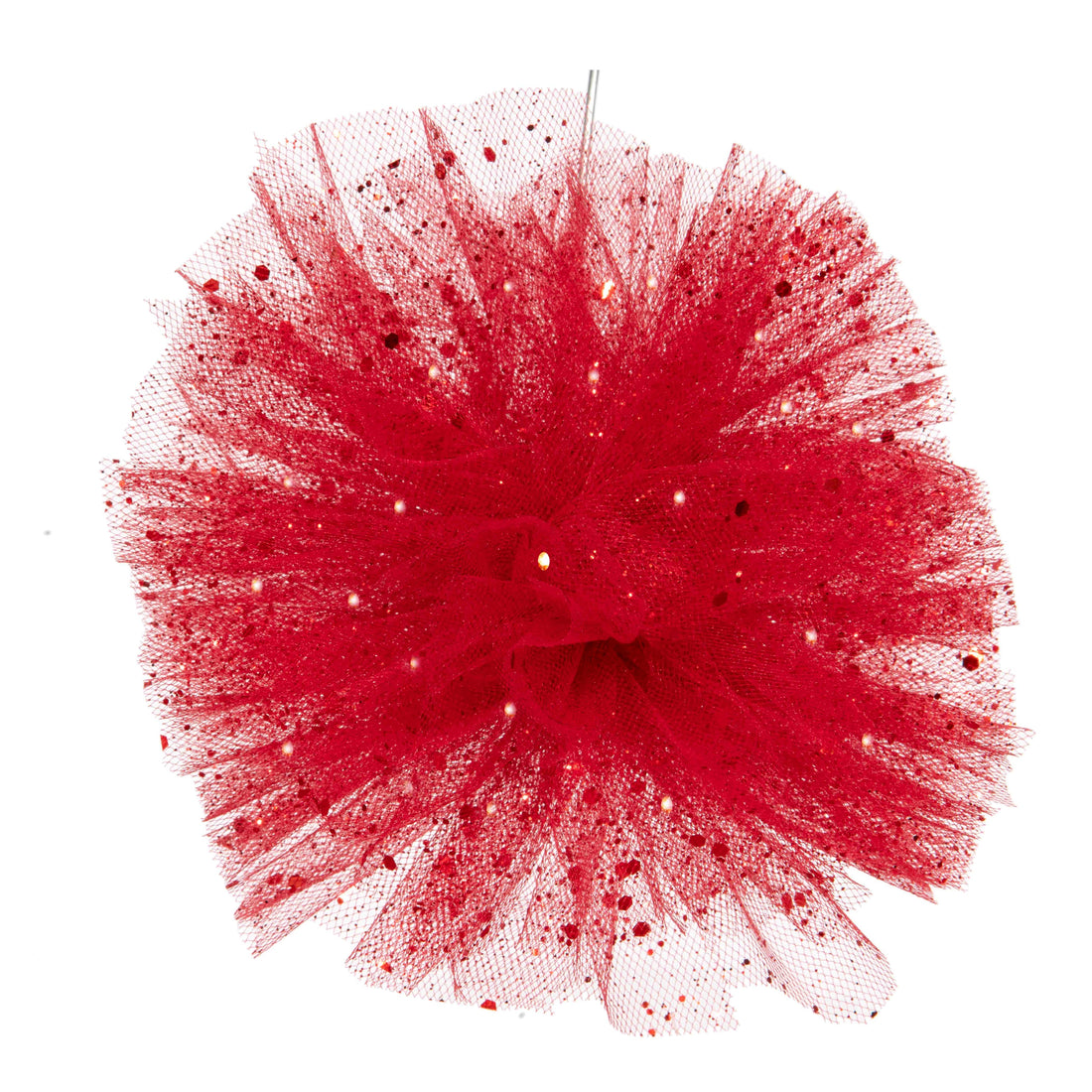 Piovaccari Pon Pon Rot Ø50 cm – Weihnachtsdekoration für den Weihnachtsbaum, Schmuck, Feste und dekorative Arrangements
