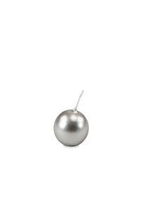 Cereria Di Giorgio Kerzen Kugel Ø 3 cm (20 Stk.) - Silber