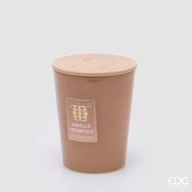 EDG Enzo De Gasperi Kerze Symbol Duftkerze Cardamom Snaps H16 Ø13 cm – Weihnachtsgeschenkidee