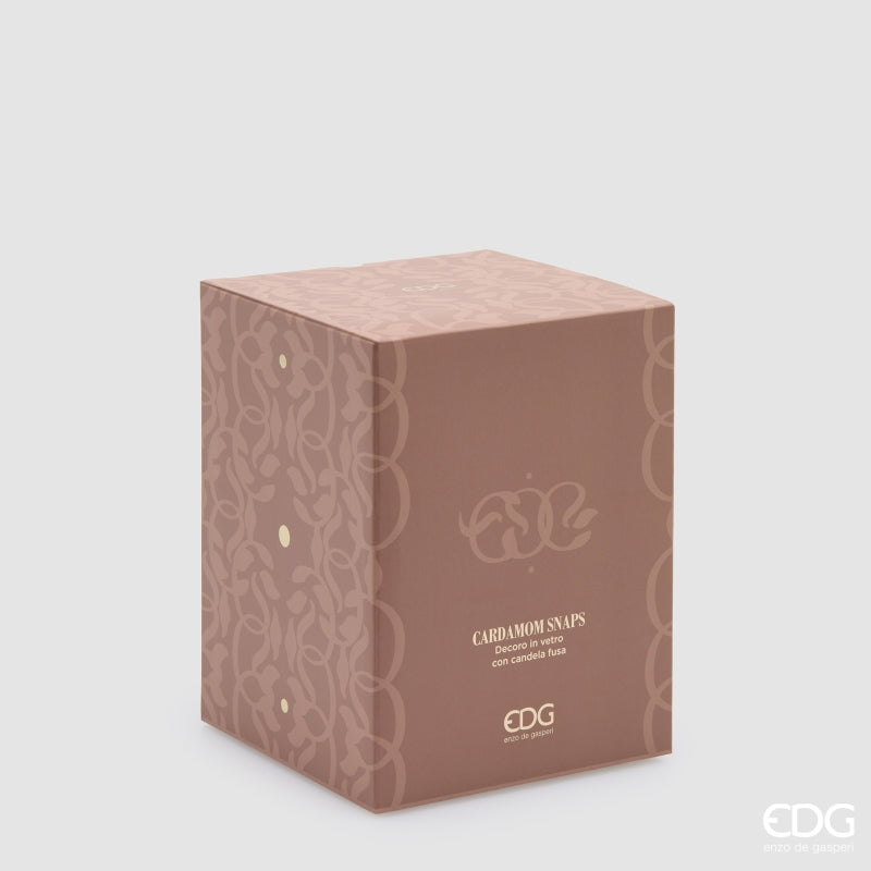 EDG Enzo De Gasperi Kerze Symbol Duftkerze Cardamom Snaps H16 Ø13 cm – Weihnachtsgeschenkidee