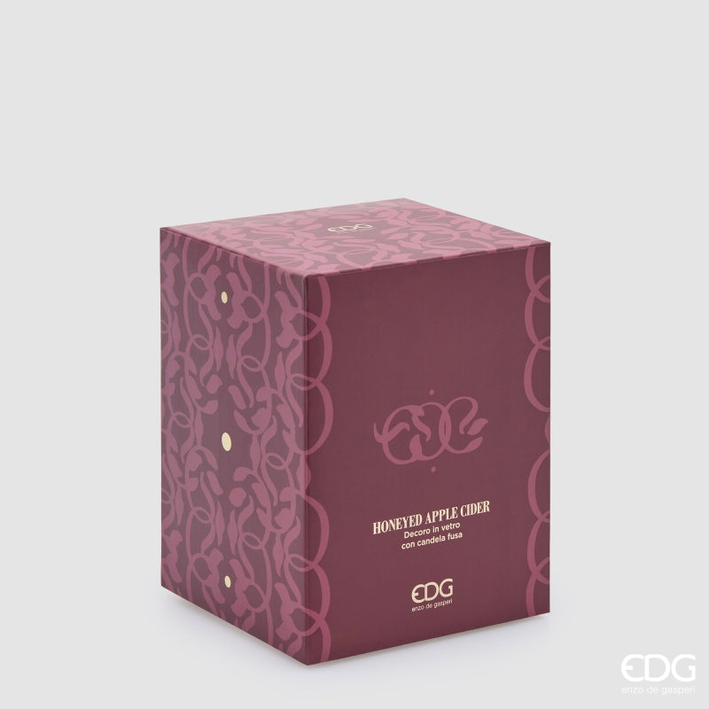 EDG Enzo De Gasperi Duftkerze Symbol Honeyed Apple Cider H16 Ø13 cm – Weihnachtsgeschenk-Idee
