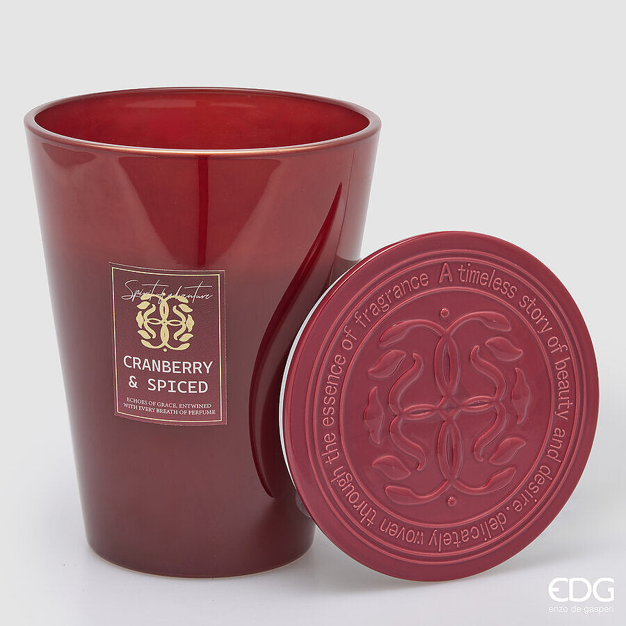 EDG Enzo De Gasperi Kerze Symbol Duftkerze Honeyed Apple Cider H23 Ø18,5 cm – Weihnachtgeschenkidee