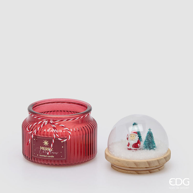 EDG Enzo De Gasperi Weihnachtskerze Kuppel Duftkerze Honeyed Apple Cider H12,5 Ø10 cm – Weihnachtskerze