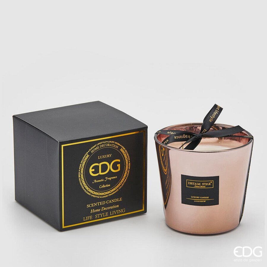 EDG Enzo De Gasperi Candela Mirror Duftkerze H 12 Cm D 13,5 Cm Rose