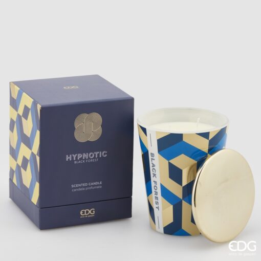 EDG Enzo De Gasperi Kerze Hypnotic mit Deckel H12 Black Forest