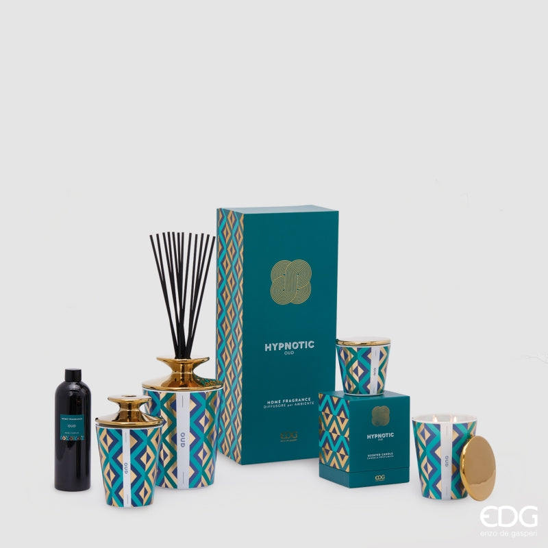 EDG Enzo De Gasperi Kerze Hypnotic mit Deckel H12 Oud