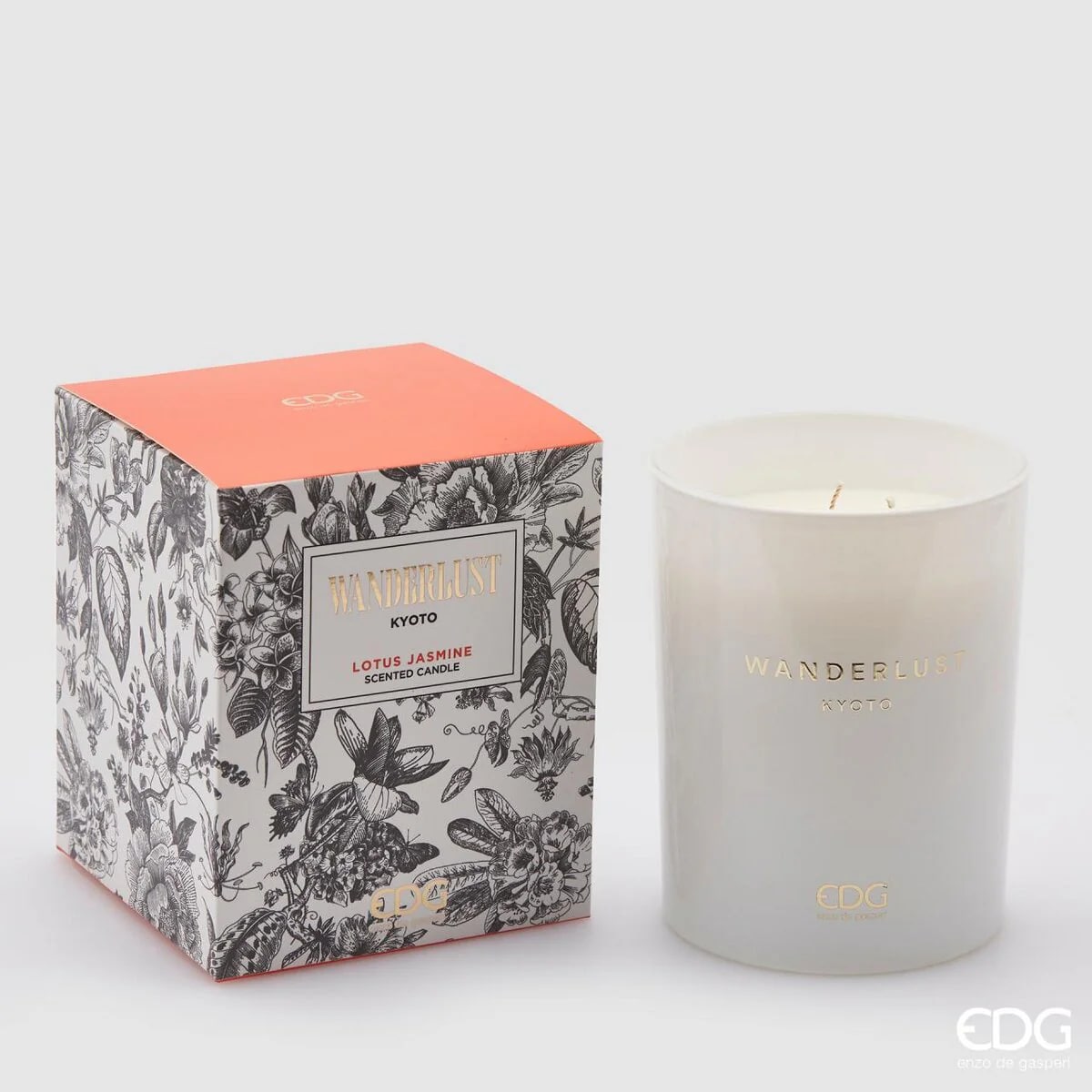 EDG Enzo De Gasperi Kerze Wanderlust H12,5 D10 Lotus Jasmine
