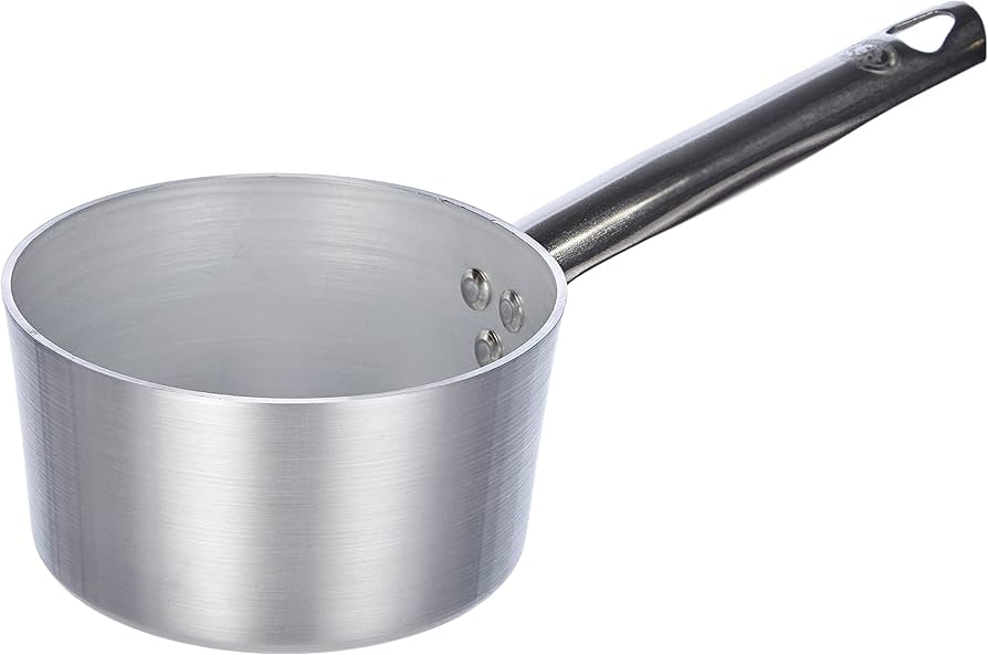 AGNELLI Hochstieliger Topf 1 Griff Aluminium D 14 cm