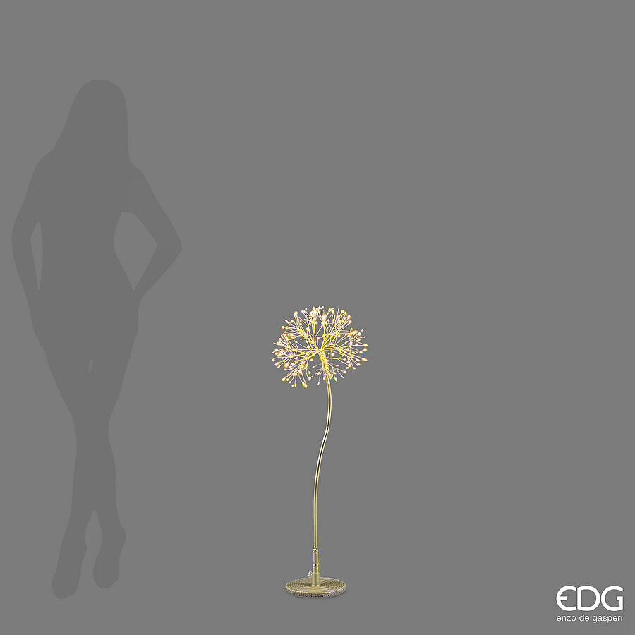 EDG Enzo De Gasperi Tarassaco Rich Luminoso Gold 240 MicroLED H90 Ø20 cm IP44 – Weihnachtsdekoration