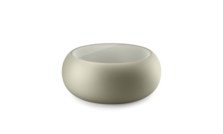 plust plust struttura boom caffe tavolino con vetro menta