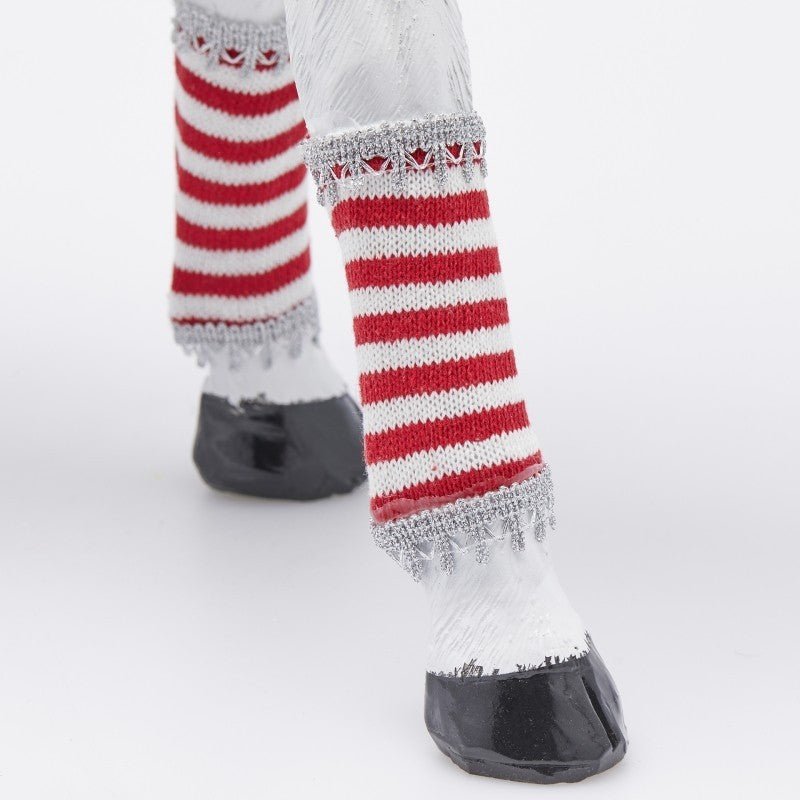 EDG Enzo De Gasperi Basis für Weihnachtsbaum Hirsch für Fichte H 102 cm B 81 cm T 38 cm Weiß