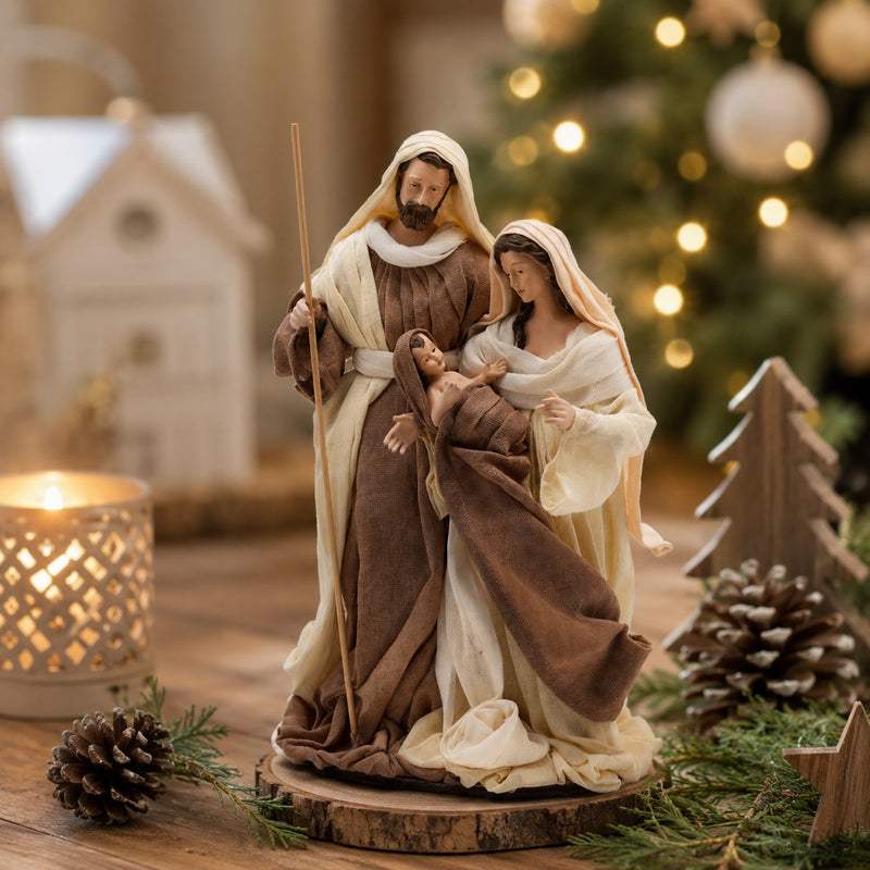 EDG Enzo De Gasperi Natività Lord Natale con Base H 28 Cm Halzenut