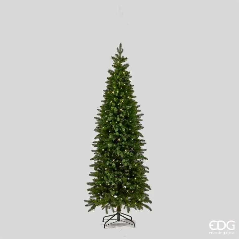 EDG Enzo De Gasperi Weihnachtsbaum Kiefer Slim Grün H 210 Cm D 81 Cm 480 MiniLed