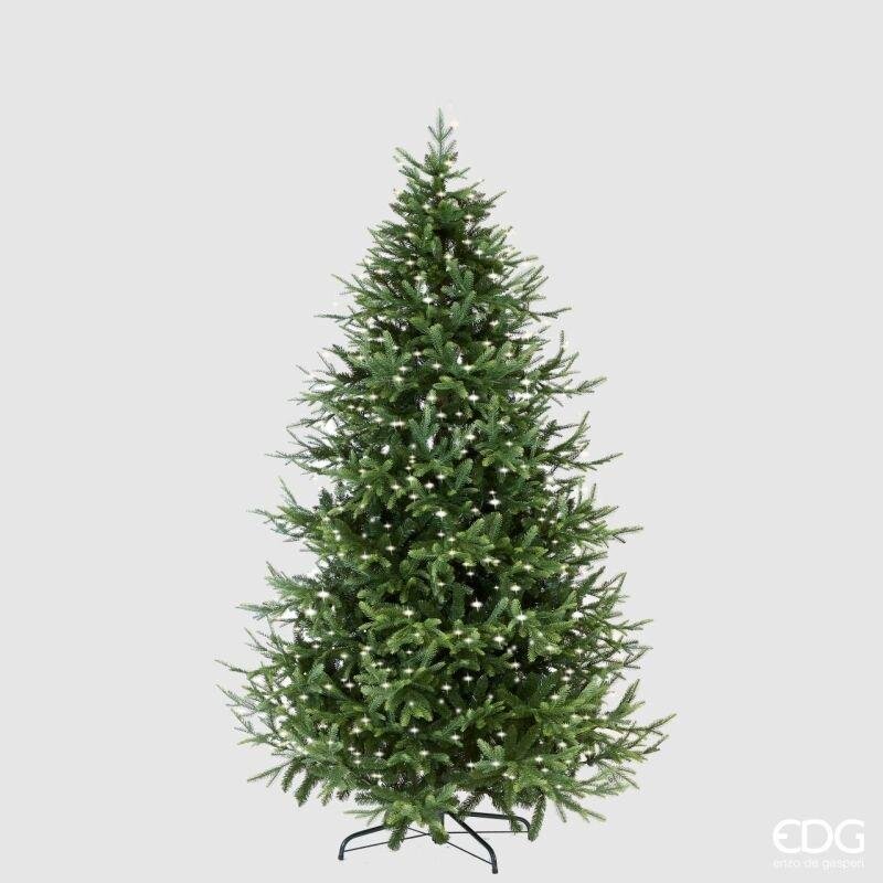 EDG Enzo De Gasperi Weihnachtsbaum Pinie Luxury H 240 Cm D 152 Cm mit 5.000 LED Grün