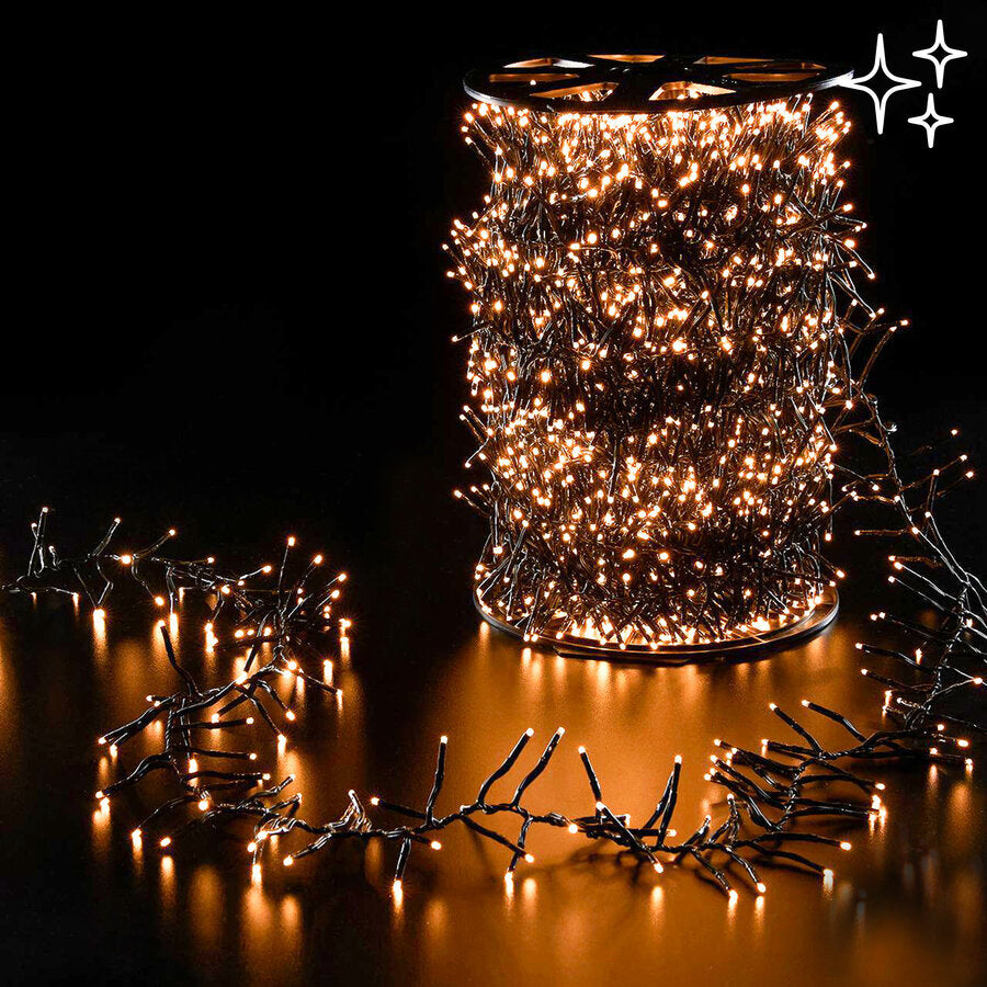 EDG Enzo De Gasperi Weihnachtslichter MiniLed X 5.000 50 Mt Rolle Ivory