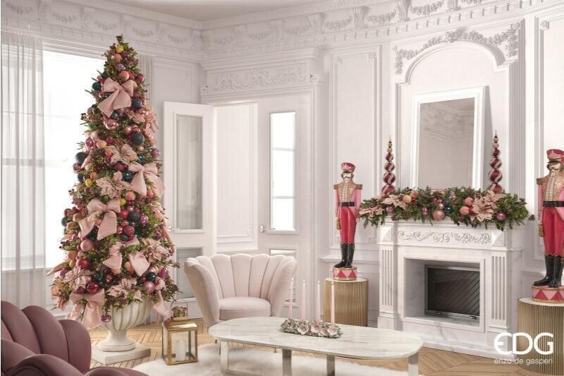 EDG Enzo De Gasperi Weihnachtsbaum Kiefer Luxury New H 180 cm mit 2000 Mini-LED D 100 cm