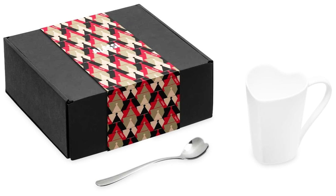 Alessi Set Alessi & Tea Tasse und Löffel mit Geschenkbox