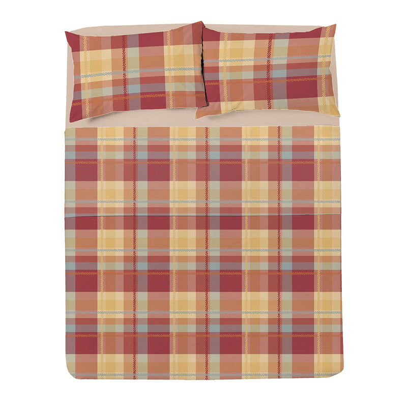 Androni Giocattoli Bettwäsche-Set Livigno für Doppelbett – Bettlaken-Set für Doppelbett, sortierte Muster, 1 Stk.