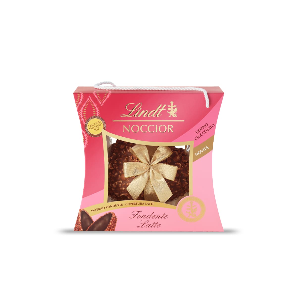 Lindt Uovo Noccior Doppio Cioccolato Fondente e Latte 510 Gr