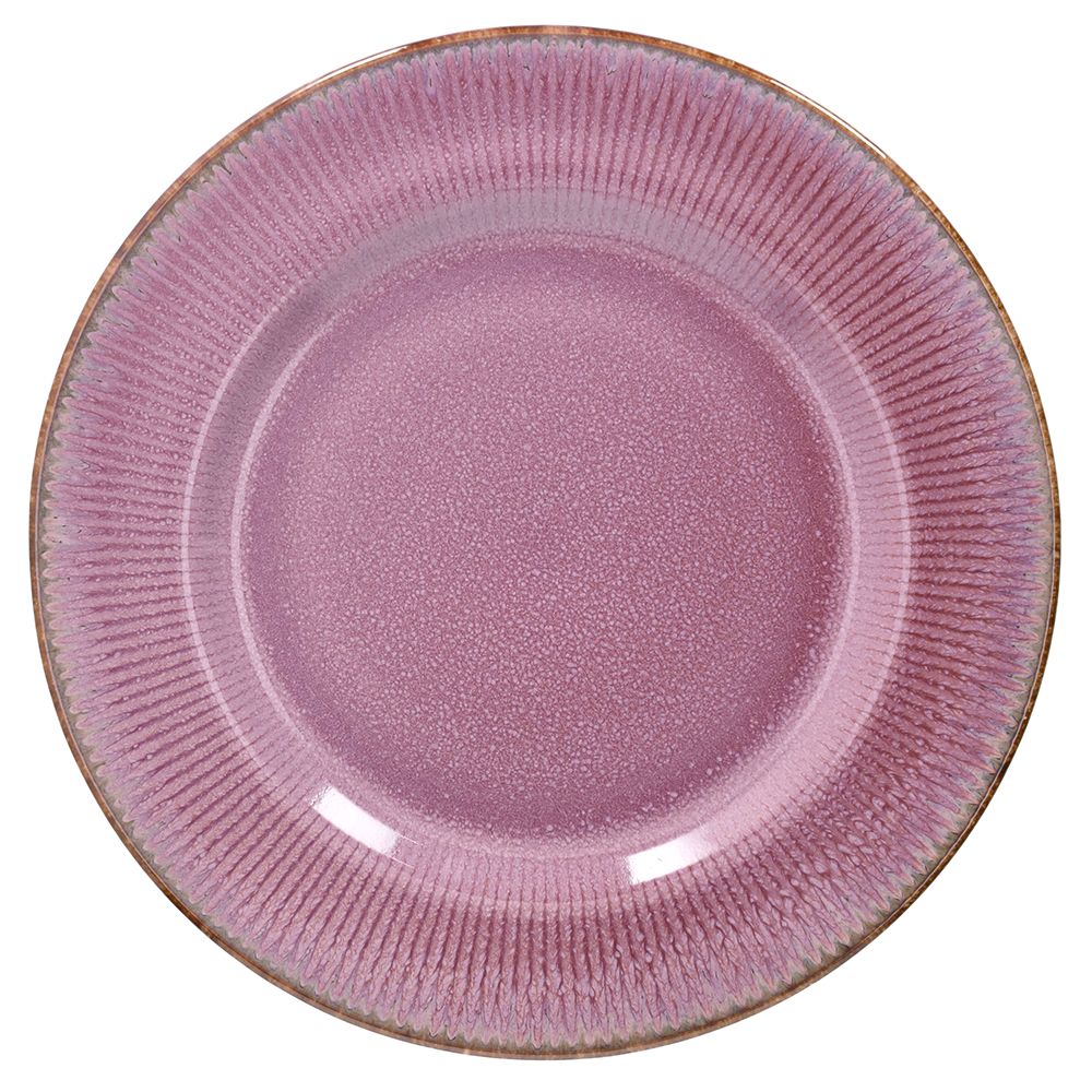 Tognana Althea Lilac Piatto Piano in Stoneware Ø27xH3 cm – Piatto Elegante in Gres per la Tavola