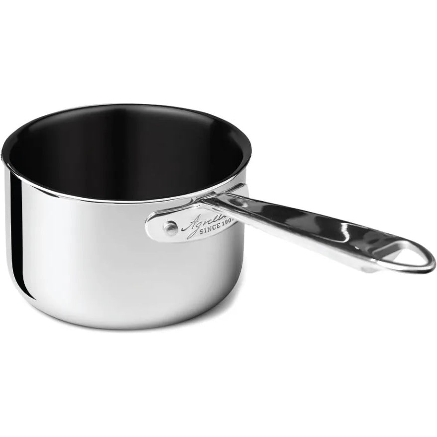 AGNELLI Hochteflontopf Alu-Inox 2ply Antihaftbeschichtung mit 1 Griff Ø 20 cm