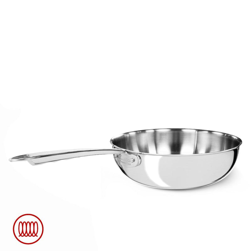 AGNELLI Manteigueiraipfanne Alu-inox 3ply Glänzend mit 1 Griff Ø 20 cm