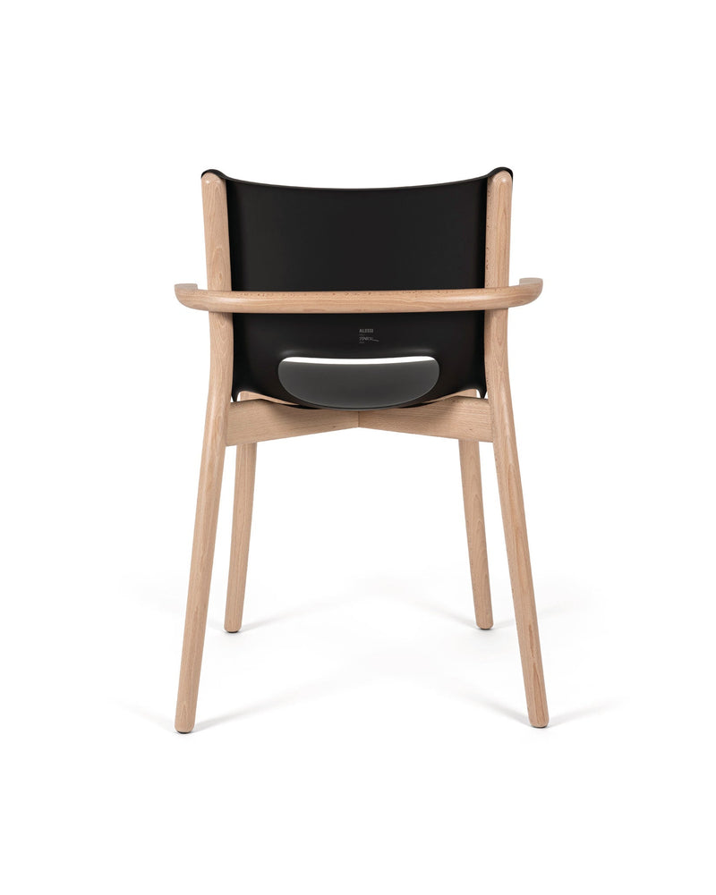 Alessi Poêle sedia monoscocca con braccioli PS20 B nera, design Philippe Starck – foto 5