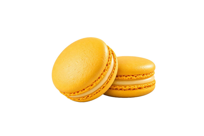 Maxtris 5 Macarons mit Mangogeschmack, glutenfrei – Französisches Feingebäck 70 g