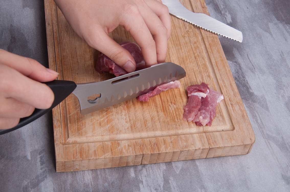 Salvinelli Santoku-Schere 25 cm Edelstahl