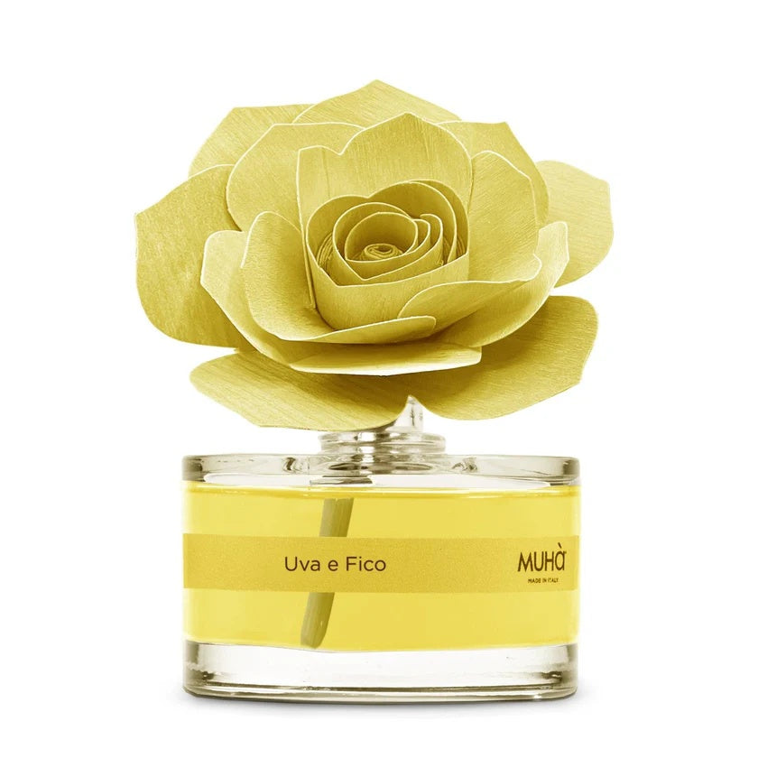 Muhà Profumatore Diffuser Gelbe Rose Traube und Feige 50ml