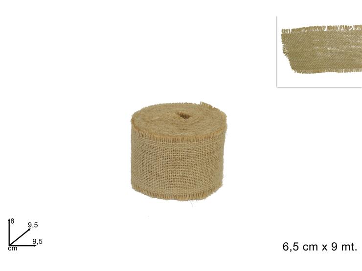 DUE ESSE DISTRIBUZIONI Juterolle H 6,5 Cm L 9 m Beige
