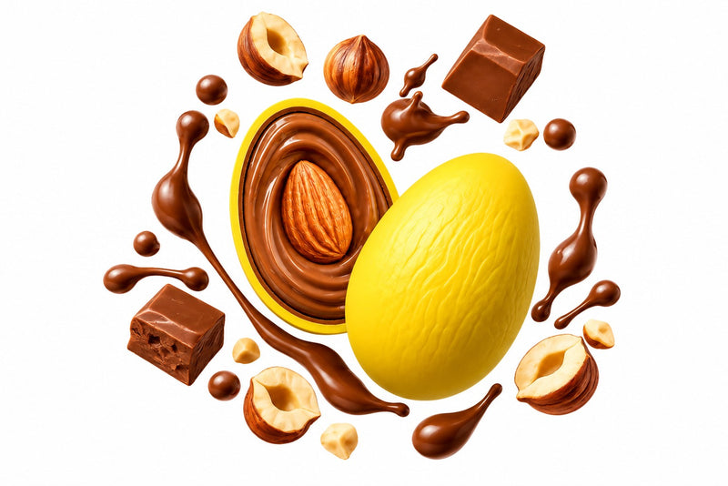 Maxtris Dragees Creamy Max Gianduia Giallo Sun 1 kg – Dragees mit Gianduia-Geschmack für Hochzeiten, Zeremonien, Feste und farbige Dragee-Arrangements