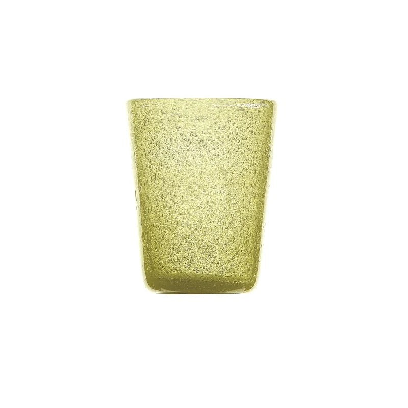 Zani Serafino Memento Tumbler Wasserglas Kiwi aus Glaspaste