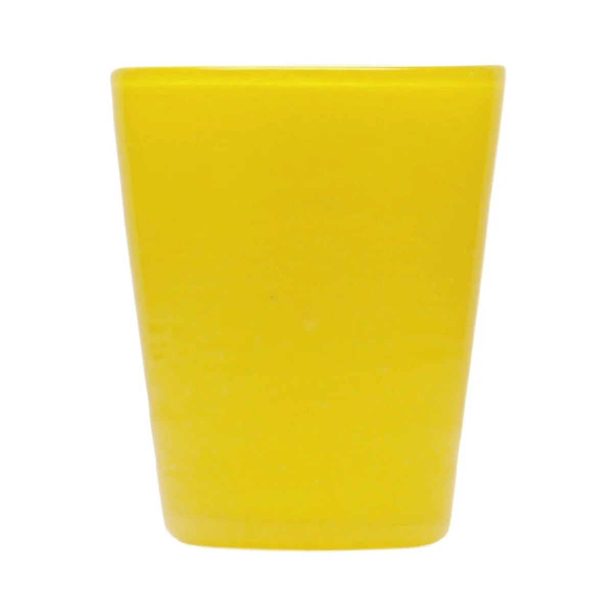 Zani Serafino Memento Tumbler Bicchiere Acqua Yellow Solid 30cl in Pasta di Vetro