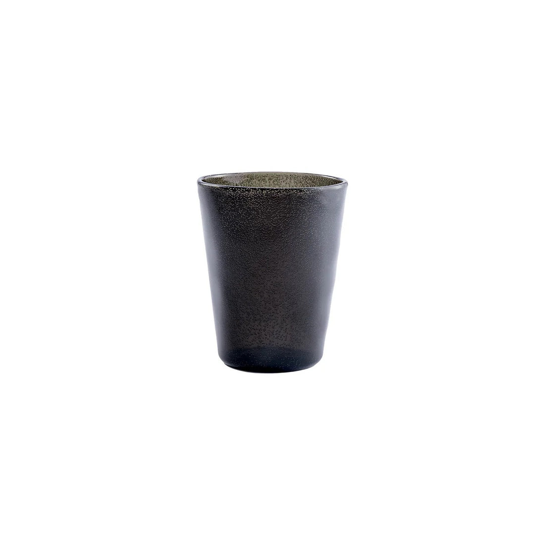 Zani Serafino Memento Synth Wasserglas aus schwarzem Kunststoff 33 cl
