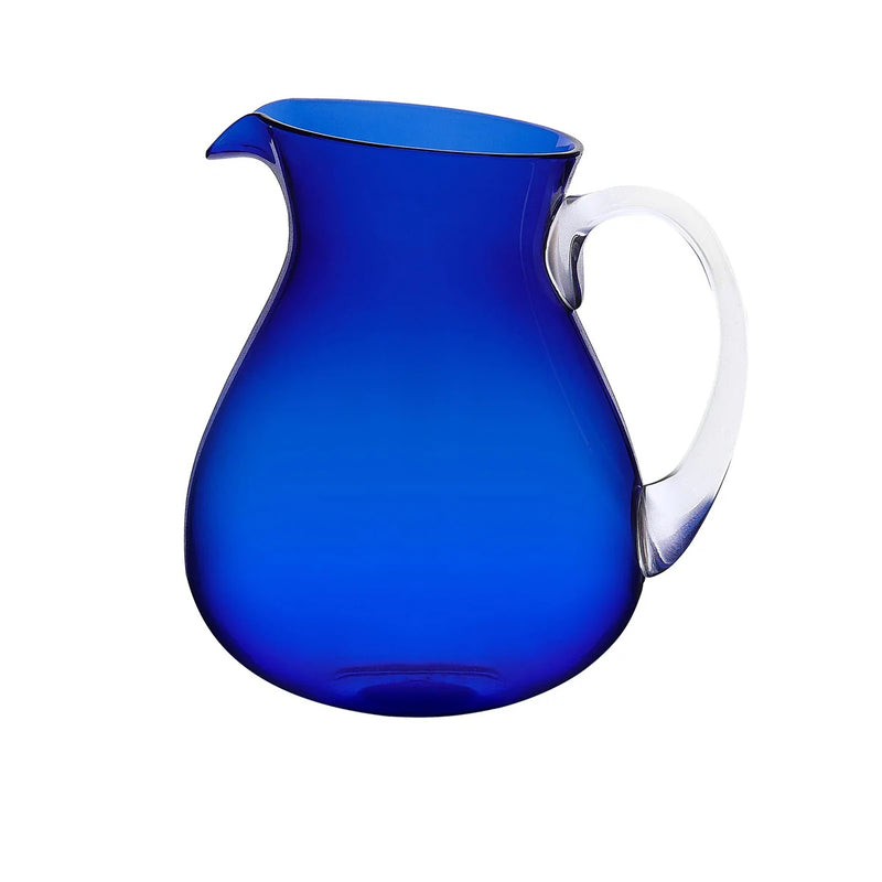 Zani Serafino Caraffa Memento Synth Pitcher Blau aus Methacrylat