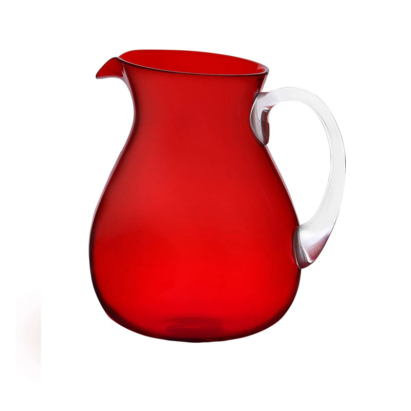 Zani Serafino Caraffa Synth Pitcher Kanne aus MS-Methacrylat Rot