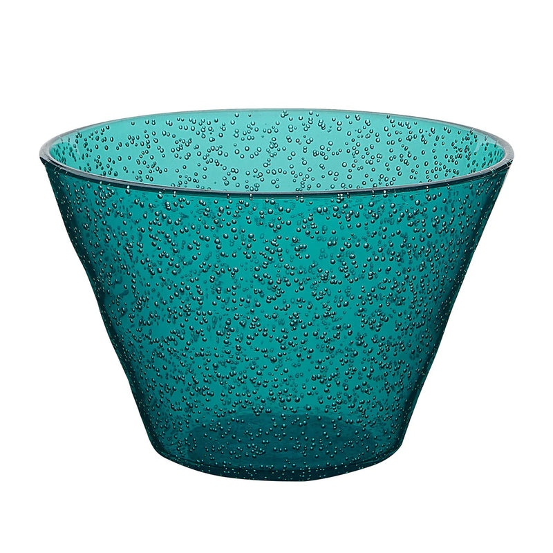 Zani Serafino Memento Synth Bowl Petrol Salatschüssel Dekorative Schale aus Methacrylat