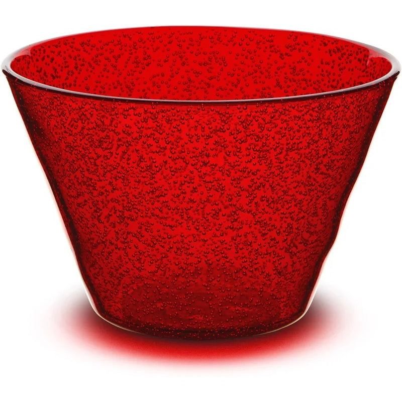Zani Serafino Kleine Schale Memento Synth aus Methacrylat D 11,50 cm Farbe Rot