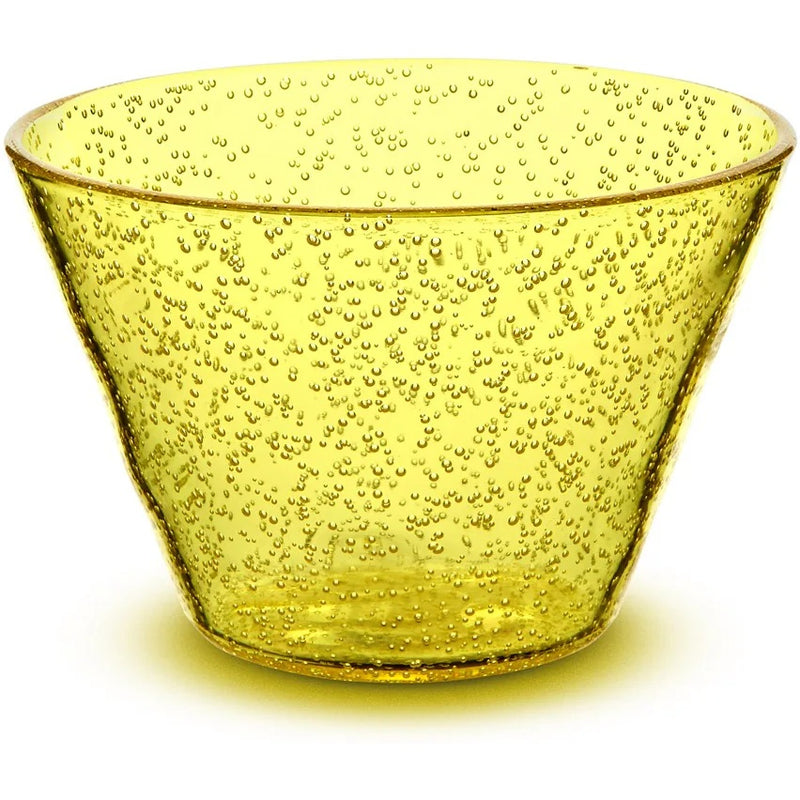 Zani Serafino Kleine Schale Memento Synth aus Acrylglas D 11,50 cm Farbe Gelb
