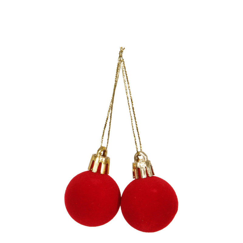 Piovaccari Set mit 8 roten Weihnachtsglöckchen Ø3 cm – Dekorative Glöckchen für Weihnachtsbaum, Girlanden, Dekoration und Basteln