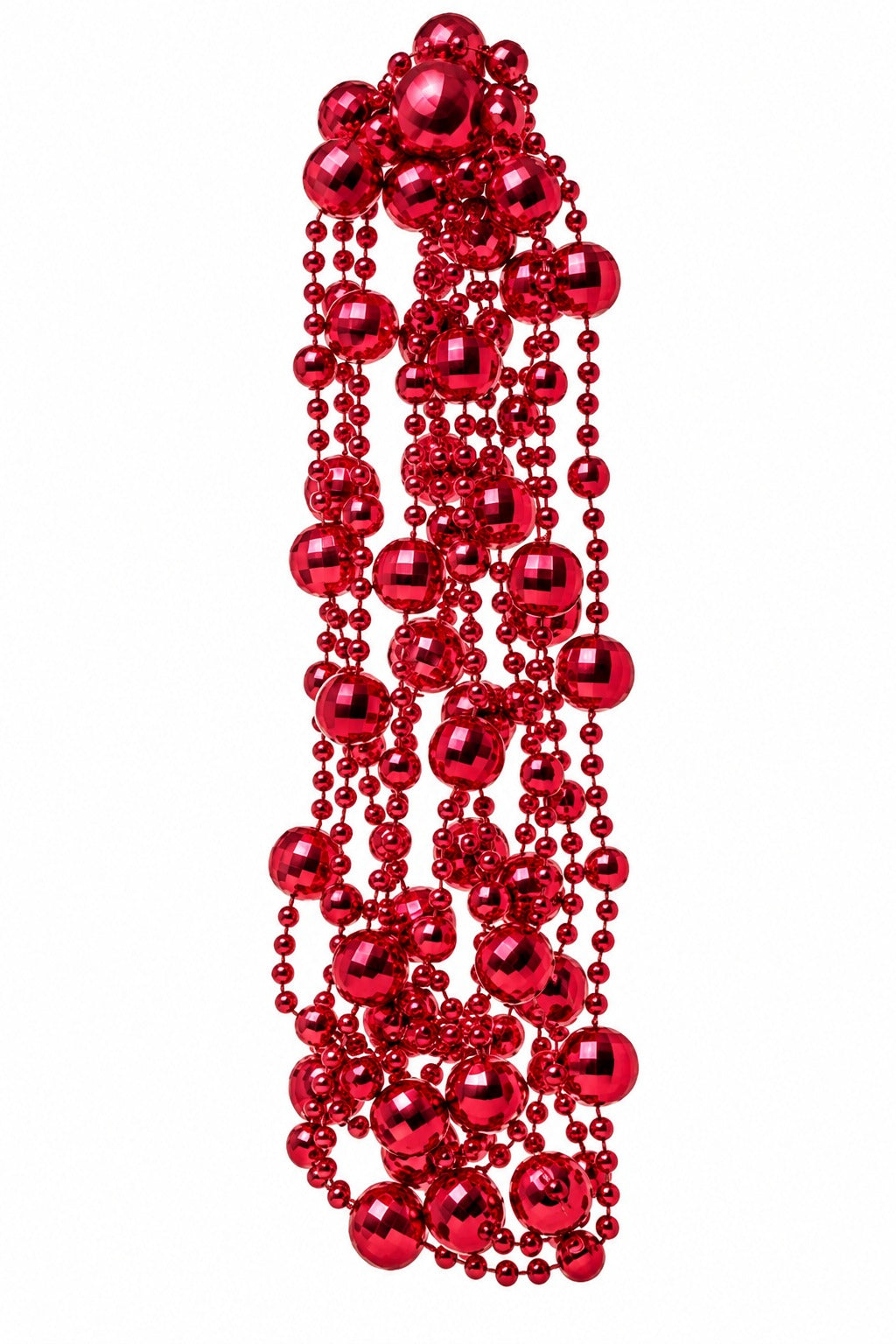 ARPIMEX Weihnachtsperlenhalskette Kunststoff D 14 Mm 2,7 m Dunkelrosa
