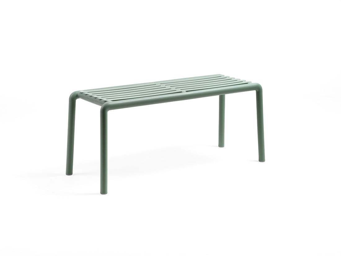 Nardi Doga Bench New Panchina da Esterno Menta 102,5 x 44 x 39 cm – Panchina Moderna per Giardino e Terrazzo