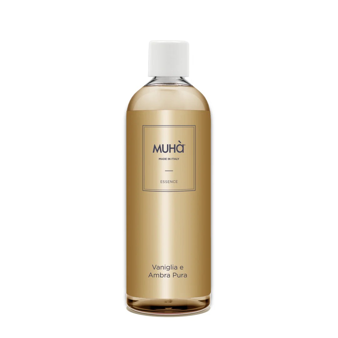 Muhà Ricarica Essence Refill Lufterfrischer Vanille und reines Amber 500 ml