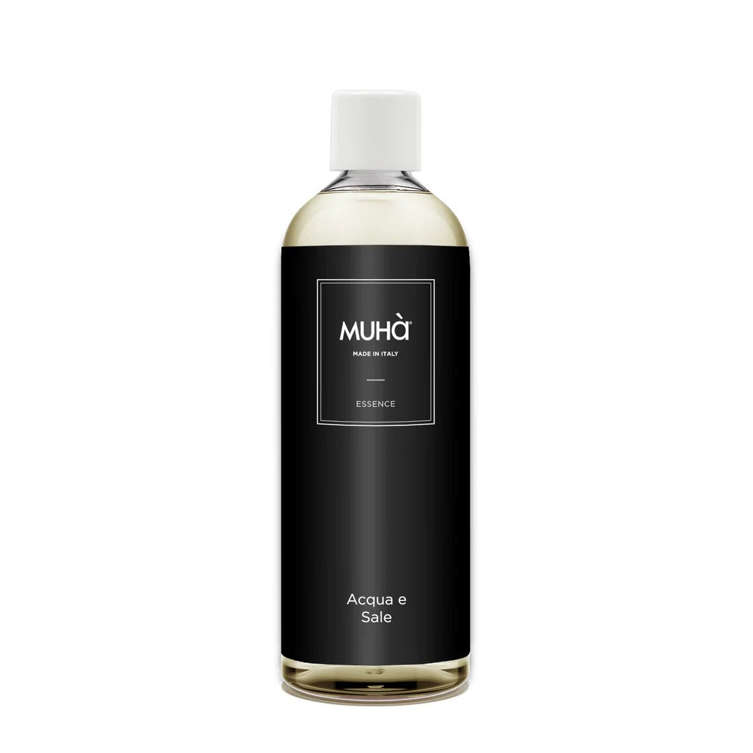 Muhà Nachfüllung Essence Refill Raumduftzerstäuber Wasser und Salz 500 ml