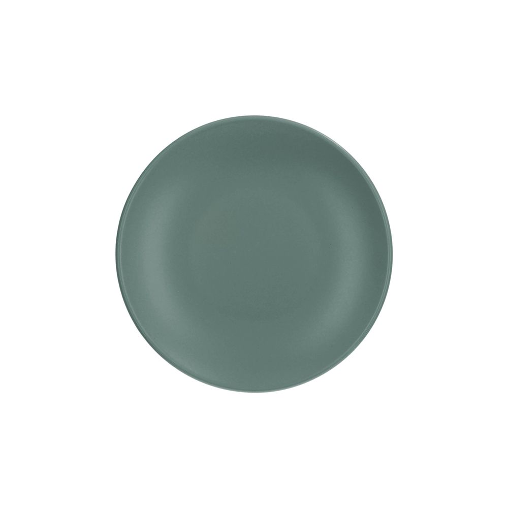 Tognana Ritual Super Strong Piatto Dessert in Stoneware Verde Ø20xH2 cm – Piattino Resistente in Gres per Dolci e Frutta